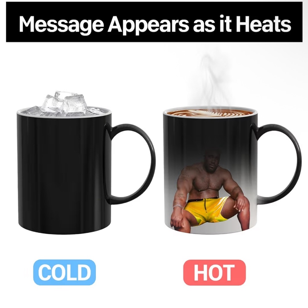Barry Wood Heat Activated Reveal Mug - Picture 2 of 5